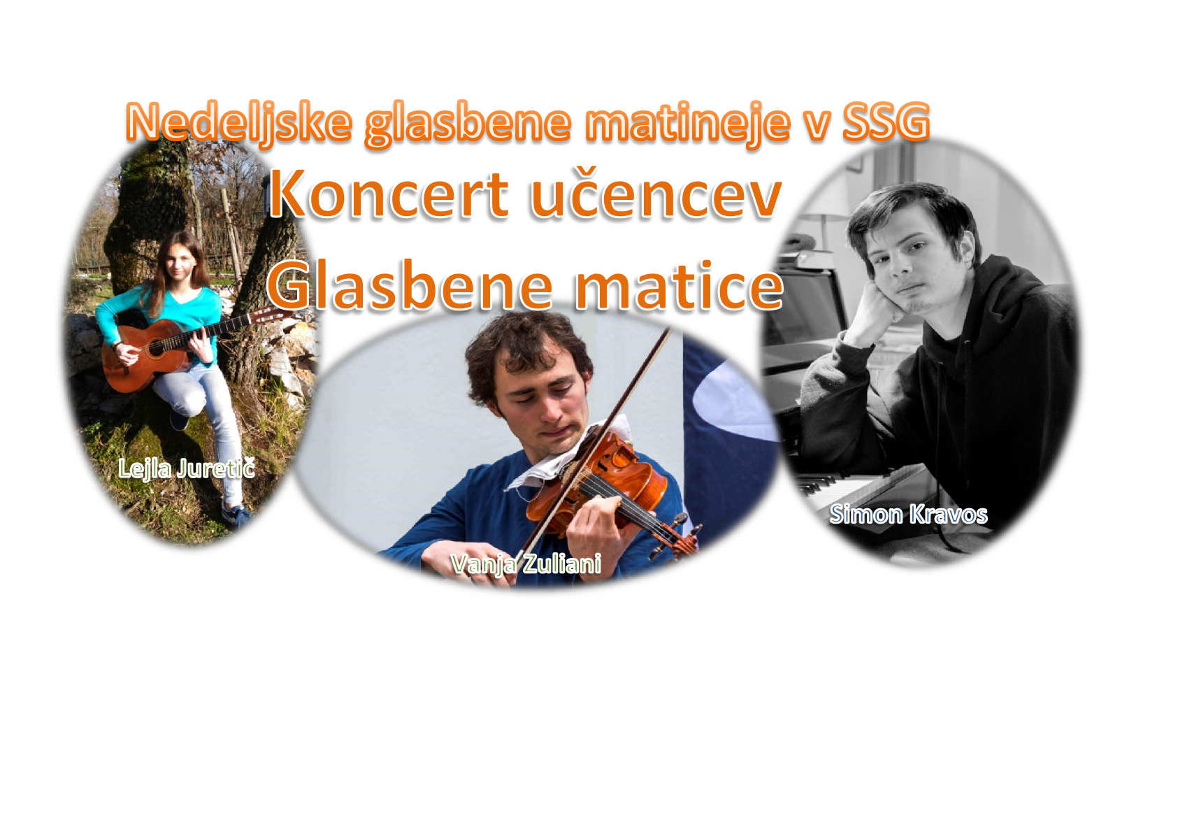 18.3.2018 ob 11.00 uri – koncert učencev Glasbene matice